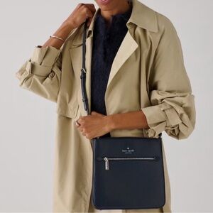 kate spade new york Sadie North South blazer blue Leather Crossbody Blazer